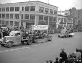 Victory Loan parade [on Burrard Street]