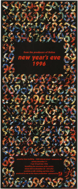 New Year's Eve 1996 : from the producers of fiction : Canadian Linen Building, 1200 Richards Street