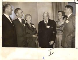 Dr. Walter Sage at his retirement party