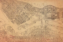 North-east False Creek Map