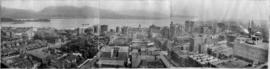 [Looking north from Georgia Street showing the area between Bute Street and Homer Street and acro...