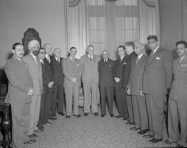 Vanc. Board of Trade - Nehru and officials at Hotel Vancouver