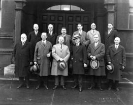 [Group portrait of] Amalgamation Committee [for Point Grey, Vancouver and South Vancouver]