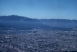 Aerial shot [of Vancouver]