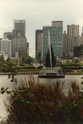 Lost Lagoon fountain