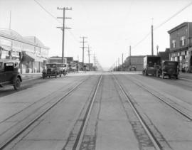 Business Section in Suburbs [Dunbar Street at 26th Avenue looking south]