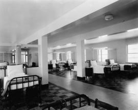 Interior view of recovery room at Shaughnessy Hospital
