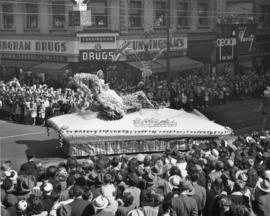 B.C. Electric float in 1947 P.N.E. Opening Day Parade