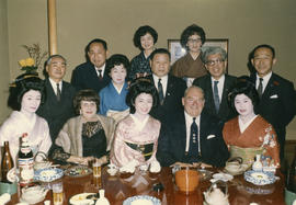 Mr. and Mrs. Halford Wilson being entertained on official trip to Yokohama