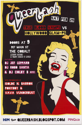 Queerbash : Sat., Feb. 25 : True Blood Vamps vs. Hollywood Glam-ps : 917 Main St.