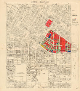 Actual occupancy : area bounded by Joyce Street, Boundary Road, Wellington Avenue and Kingsway