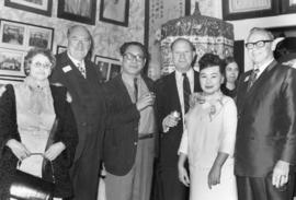 Halford Wilson, Gladys Chong and others at Chinese Benevolent Association headquarters