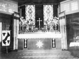 [Alter in St. James' Church on Gore Avenue]