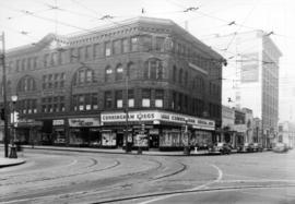 Southwest corner West Hastings Street and Granville Street