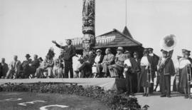 Qoitchetahl, (Andrew Paul) North Vancouver Indian Reserve delivers address