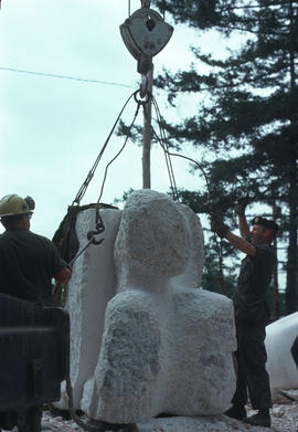 Crane and David Ruben's [Piqtoukin] sculpture