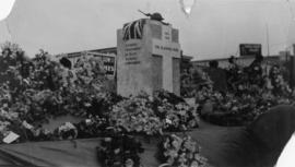 Temporary Edmonton cenotaph