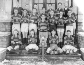 Kitsilano Rugby Team 1922 - 1923 Mainland & B.C. Champions, Winners of the Thomson Cup