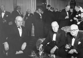 [A group of men at The Honourable E.W. Hamber's birthday dinner]