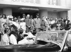 [The Duke of Kent leaving Shaughnessy Military Hospital]