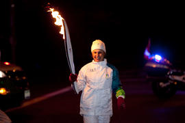 Day 002, torchbearer no. 139, Susan Sanderson - Nanaimo, Sooke