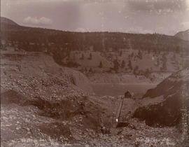 Van Winkle Bar Gold Mine, Fraser River, near Lytton, B.C. on C.P.R.