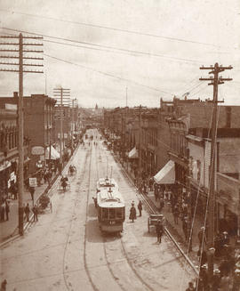[View of Cordova Street looking east from Cambie Street]
