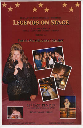 Tricia Foxx Entertainment presents Legends on Stage : Fridays at The Royal Unicorn Cabaret : 147 ...