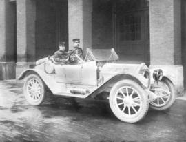 [The Chief's "Glide" automobile]