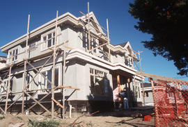 Large house under construction on Vancouver's west side