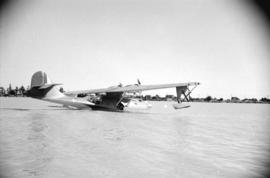 [First PBY Catalina from Boeing plant on water ready for take off]