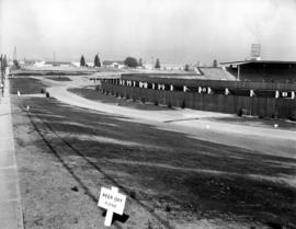 Exterior of bleachers, Empire Stadium