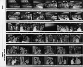 Contact sheet of 1985 Gay and Lesbian Summer Games photographs