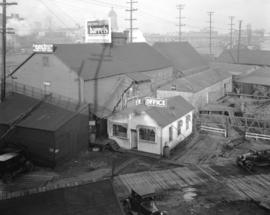 Canadian Western Cooperage premises [at the foot of Smythe (Smithe) Street]