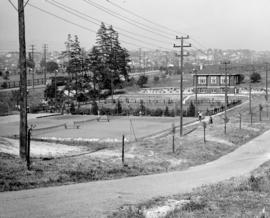 [Hastings Park tennis courts, bowling green and Community Centre]