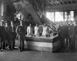 Group photograph in Vancouver Exhibition refreshment room