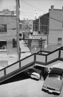 [Elevated view of Blood Alley Square and Gaoler's Mews, 1 of 2]