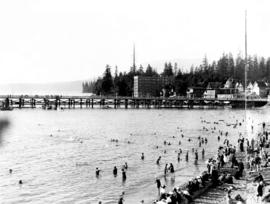 An August day at English Bay. Vancouver B.C.