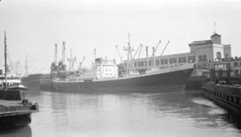 M.S. Silvia [at dock, at Pier "B"]