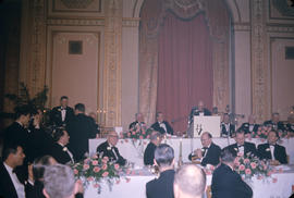 Bennett dinner, H.H. Stevens speaking