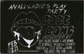 Babe bang presented by Rent Cheques LexGray and Abby Normal ft. DJ Applecat at Club 8X6 : Feb. 21