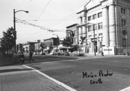 Main and Pender [Streets looking] south