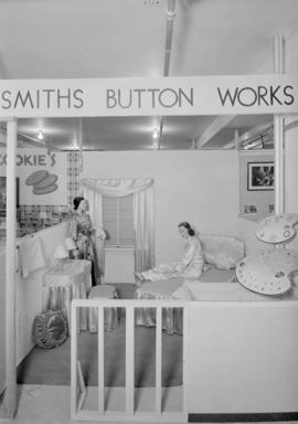 B.C. Products, booths at Woodward's : Smiths Button Works