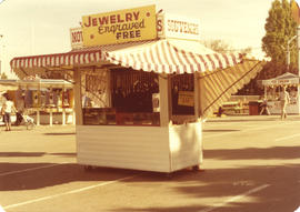 Jewellery concession stand on grounds