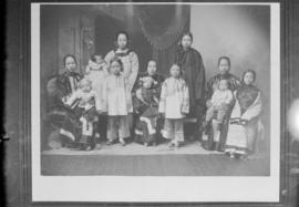 Group portrait of female members of the Yip family