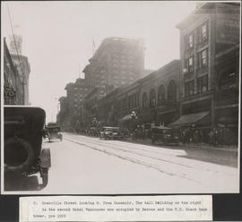 Granville Street looking S. [south] from Dunsmuir