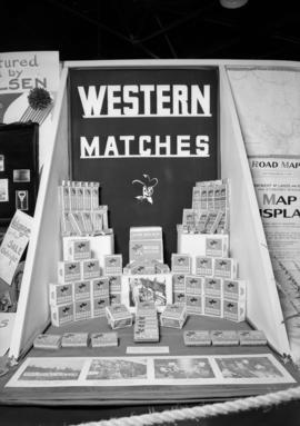 Western Match Co., Victoria B.C., booth at P.N.E.