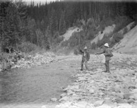 [Fishing in a stream in the] dry belt of the interior