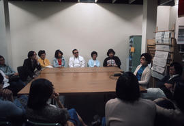 Professor Betty Lee Sung speaking at 313 East Pender Street