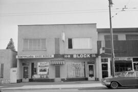 [3175-3177 West Broadway - Bermuda Shoe Renew and H and R Block]
